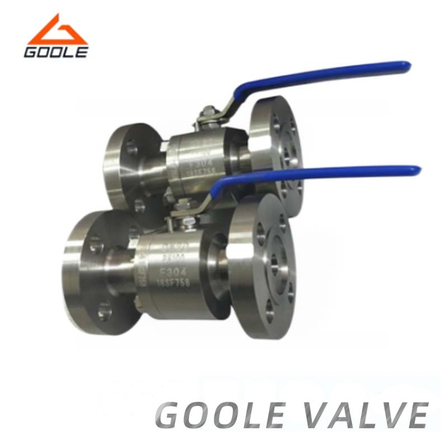 2PCS Forged Steel High Pressure Ball Valve