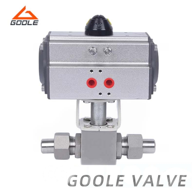 Pneumatic High Pressure Welded Ends Ball Valve