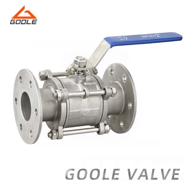 Three Piece Socket Weld Flanged Ball Valve