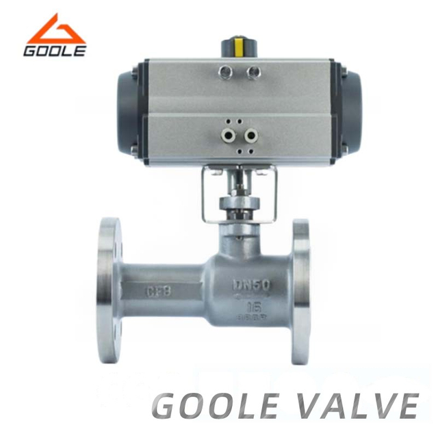 Pneumatic 1PC Integrated High Temperature Ball Valve