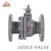 2PCS Cast Stainless Steel Flanged Ends Split Body Ball Valve