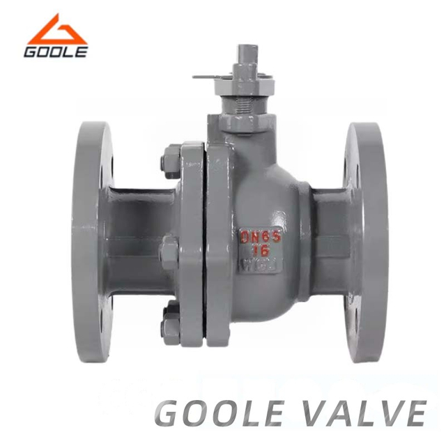 2PCS Cast Stainless Steel Flanged Ends Split Body Ball Valve
