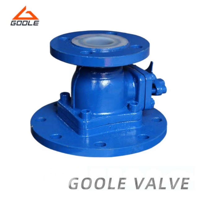 PTFE Flanged Tank Bottom Discharge Ball Valve