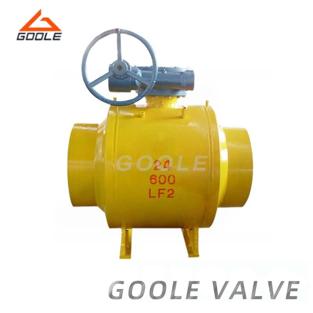 Gear Operated Actuated Reduced Bore Fully Welded Ball Valve