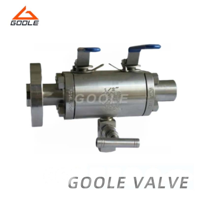 3-PC Trunnion Mounted DBB Ball Valve with Thread & Flange Connections