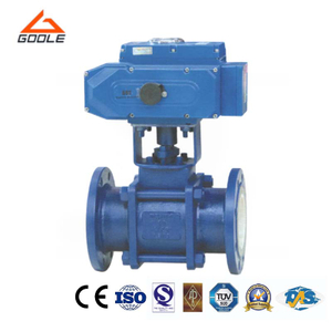Electric Operated 3PCS Design Ceramic Lined Floating Ball Valve