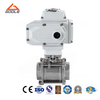Electric Three Pieces Metaled Seated Threaded Ball Valve