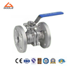 2PCS Worm Gear Flanged Floating Ball Valve