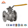  2PCS Split Body Flanged Ends Floating Ball Valve