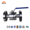 2PCS Forged Steel High Pressure Flanged Ends Ball Valve
