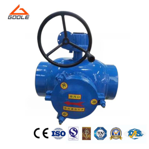 Gear Operated Fully Welded Ball Valve with Screen Mesh