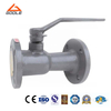 Handle Operated 1 PC Integrated Body High Temperature Ball Valve