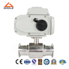 Electric Actuated 1PC Sanitary Quick Installation Ball Valve