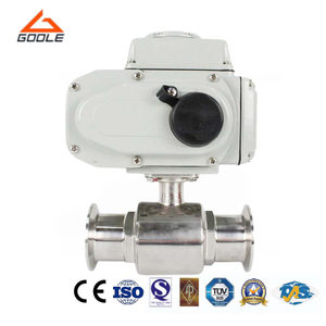 Electric Actuated 1PC Sanitary Quick Installation Ball Valve