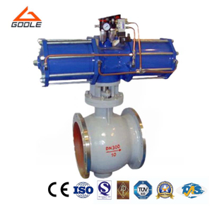 Pneumatic Eccentric Control Half Ball Type Ball Valve