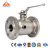 Lever Operated Full Jacketed Flanged Floating Ball Valve