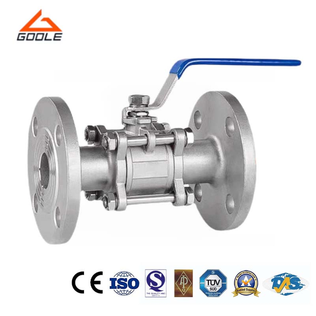 Three Piece Reduced Bore Flanged Ball Valve