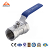 Stainless Steel One Piece Threaded Ball Valve