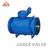 Three Pieces Cast Steel Trunnion Mounted Ball Valve