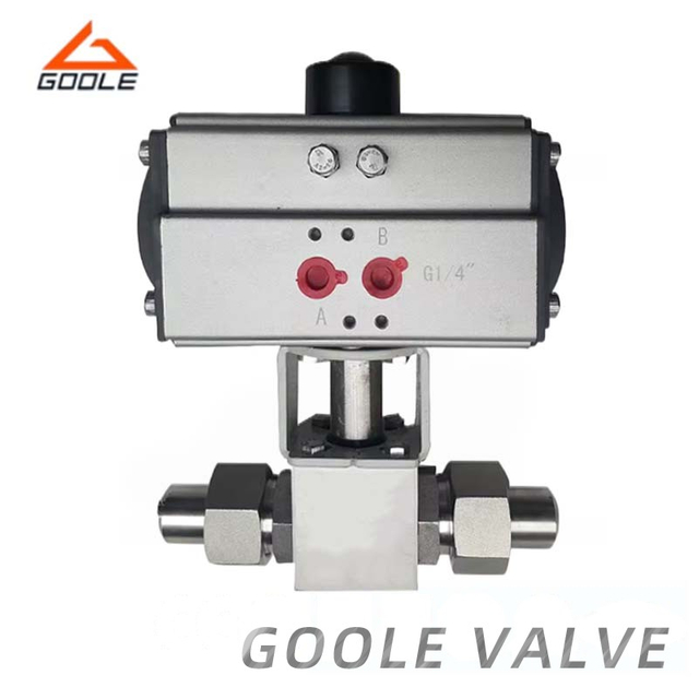 Pneumatic Operated High Pressure Welded Ends Ball Valve