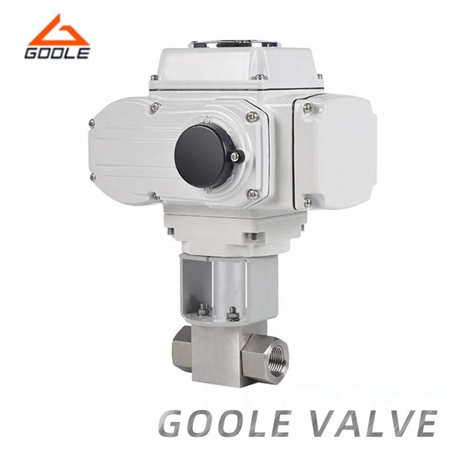 Electric Operated High Pressure Threaded Ball Valve