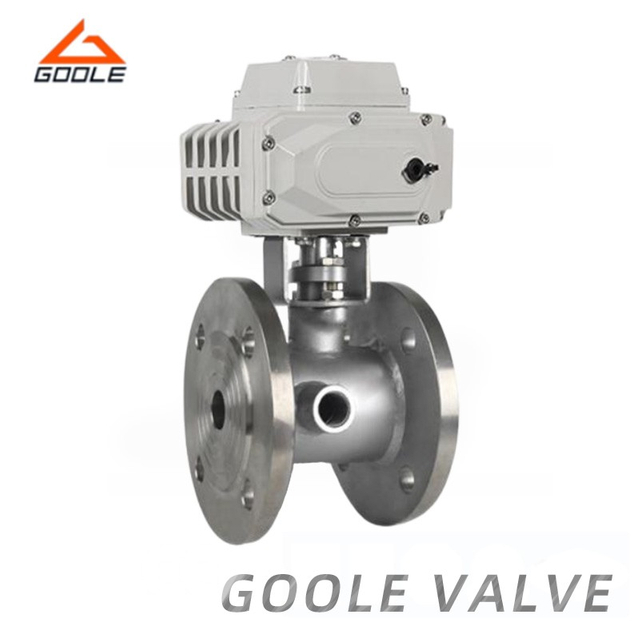 Electric 1 Piece Integrated Body Flanged Ends Insulation Ball Valve