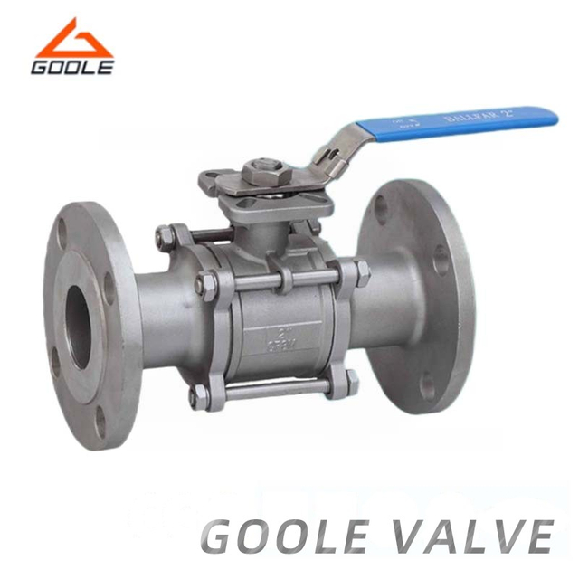 Three Piece Forged Steel Flanged Ball Valve