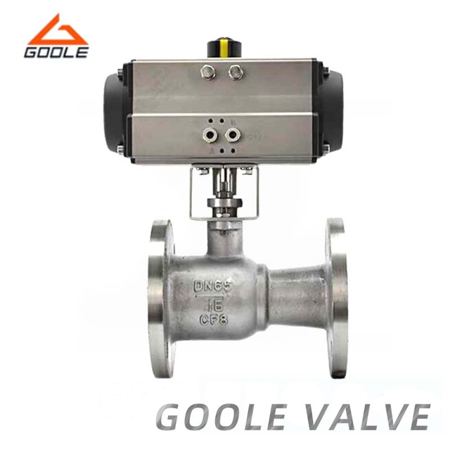 Pneumatic Manual Operated Integrated Body High Temperature Ball Valve