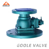 PTFE Flanged Ends Tank Bottom Discharge Ball Valve