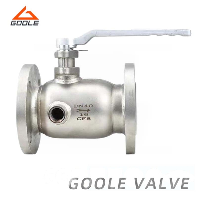 1 Piece Full Jacketed Flanged Floating Ball Valve