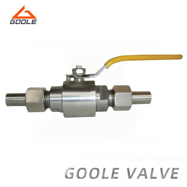 High Pressure Movable Joint External Thread Gas Source Ball Valve