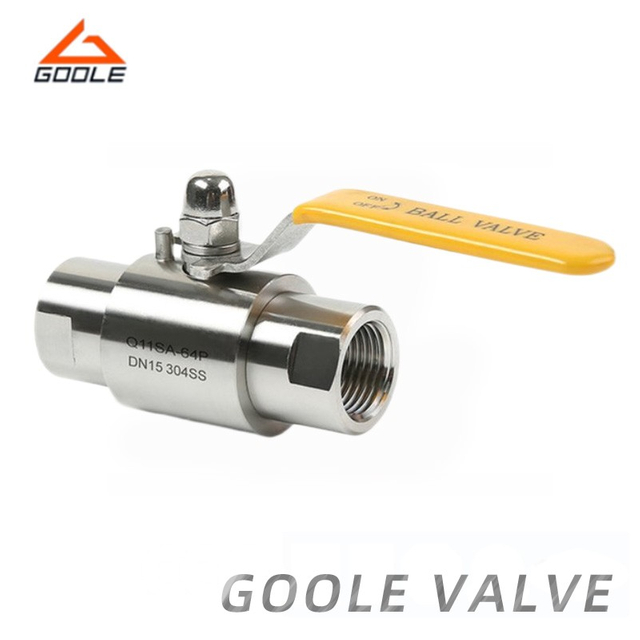 Stainless Steel High Pressure Movable Joint Internal Threaded Gas Source Ball Valve