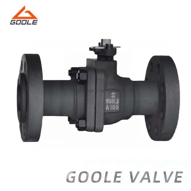 2 PCS Carbon Steel Flanged Ends Split Body Floating Ball Valve