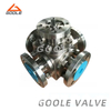 Stainless Steel Four-Way Flanged Ball Valve for High-Performance Systems