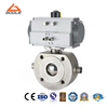 Pneumatic Forged Steel Short Type Jacketed Floating Ball Valve