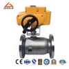 Electric 1PC Integrated Body Flanged Insulation Jacketed Ball Valve