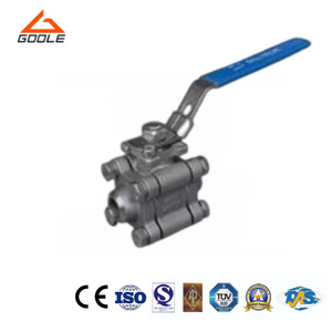 3 Pieces High Pressure Forged Steel Ball Valve