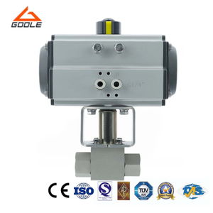Pneumatic Operated High Pressure Threaded Ends Ball Valve