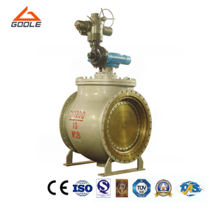 Electric Top Mounted Trunnion Ball Valve