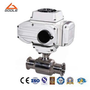 Electric 1PC Sanitary Quick Installation Ball Valve