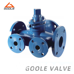 Jacketed Sleeve Type Three Way Flanged Plug Valve