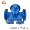 Jacketed Sleeve Type Three Way Plug Valve