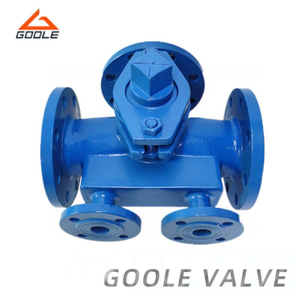 Jacketed Sleeve Type Three Way Plug Valve