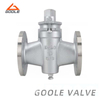 ANSI Stainless Steel Metal Sealing Two Way Plug Valve