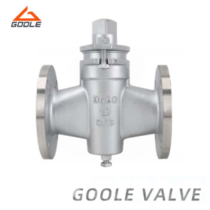 ANSI Stainless Steel Metal Sealing Two Way Plug Valve