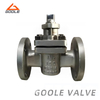 Stainless Steel Manual Sleeve Type Flanged Ends Plug Valve