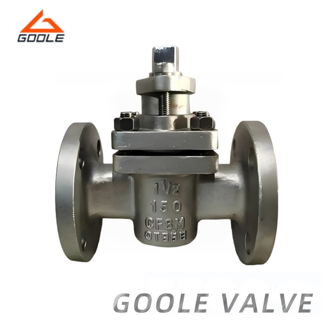 Stainless Steel Manual Sleeve Type Flanged Ends Plug Valve