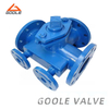 Jacketed Sleeve Type Three Way Flanged Plug Valve