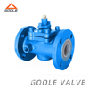 Full PTFE PFA Lined Jacket Plug Valve
