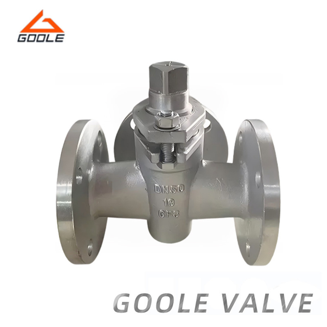 Stainless Steel Three Way Plug Valve
